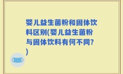 婴儿益生菌粉和固体饮料区别(婴儿益生菌粉与固体饮料有何不同？)