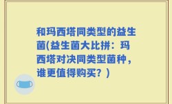 和玛西塔同类型的益生菌(益生菌大比拼：玛西塔对决同类型菌种，谁更值得购买？)