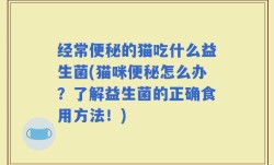经常便秘的猫吃什么益生菌(猫咪便秘怎么办？了解益生菌的正确食用方法！)