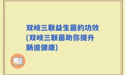 双岐三联益生菌的功效(双岐三联菌助你提升肠道健康)