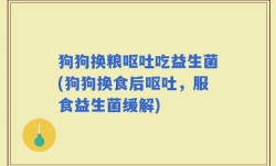 狗狗换粮呕吐吃益生菌(狗狗换食后呕吐，服食益生菌缓解)