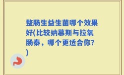 整肠生益生菌哪个效果好(比较纳慕斯与拉氧肠泰，哪个更适合你？)