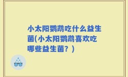 小太阳鹦鹉吃什么益生菌(小太阳鹦鹉喜欢吃哪些益生菌？)