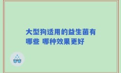 大型狗适用的益生菌有哪些 哪种效果更好