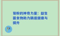 菊粉的神奇力量：益生菌食物助力肠道健康与提升