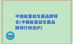 中国能量益生菌品牌排名(中国能量益生菌品牌排行榜出炉)