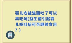 婴儿吃益生菌吐了可以再吃吗(益生菌引起婴儿呕吐后可否继续食用？)