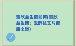 董欣益生菌如何(董欣益生菌：发酵技艺与健康之道)