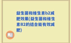 益生菌和维生素b2减肥效果(益生菌和维生素B2的结合能有效减肥)