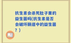 抗生素会杀死肚子里的益生菌吗(抗生素是否会破坏肠道中的益生菌？)