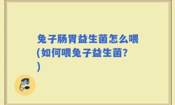 兔子肠胃益生菌怎么喂(如何喂兔子益生菌？)