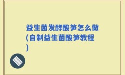 益生菌发酵酸笋怎么做(自制益生菌酸笋教程)