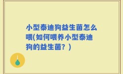 小型泰迪狗益生菌怎么喂(如何喂养小型泰迪狗的益生菌？)