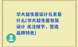 华大益生菌设计元素是什么(华大益生菌包装设计 关注细节，营造品牌特色)
