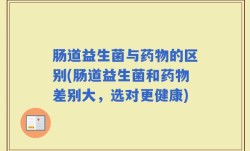 肠道益生菌与药物的区别(肠道益生菌和药物差别大，选对更健康)