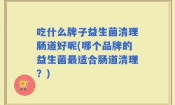 吃什么牌子益生菌清理肠道好呢(哪个品牌的益生菌最适合肠道清理？)
