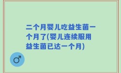 二个月婴儿吃益生菌一个月了(婴儿连续服用益生菌已达一个月)
