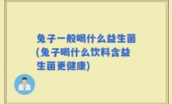 兔子一般喝什么益生菌(兔子喝什么饮料含益生菌更健康)