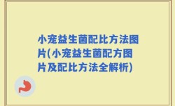 小宠益生菌配比方法图片(小宠益生菌配方图片及配比方法全解析)