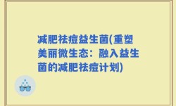 减肥祛痘益生菌(重塑美丽微生态：融入益生菌的减肥祛痘计划)