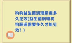 狗狗益生菌调理肠道多久见效(益生菌调理狗狗肠道需要多久才能见效？)