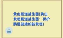 黄山肠道益生菌(黄山发现肠道益生菌：保护肠道健康的新发现)