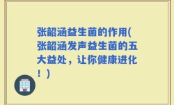 张韶涵益生菌的作用(张韶涵发声益生菌的五大益处，让你健康进化！)