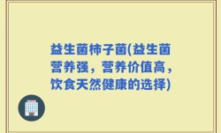 益生菌柿子菌(益生菌营养强，营养价值高，饮食天然健康的选择)
