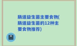 肠道益生菌主要食物(肠道益生菌的12种主要食物推荐)