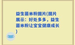 益生菌米粉图片(图片展示：好处多多，益生菌米粉让宝宝健康成长)