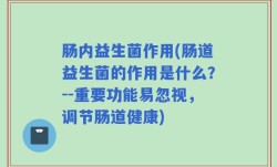 肠内益生菌作用(肠道益生菌的作用是什么？--重要功能易忽视，调节肠道健康)