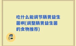 吃什么能调节肠胃益生菌啊(调整肠胃益生菌的食物推荐)