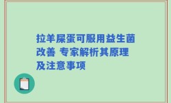 拉羊屎蛋可服用益生菌改善 专家解析其原理及注意事项