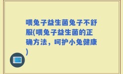喂兔子益生菌兔子不舒服(喂兔子益生菌的正确方法，呵护小兔健康)