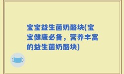 宝宝益生菌奶酪块(宝宝健康必备，营养丰富的益生菌奶酪块)