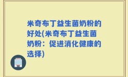 米奇布丁益生菌奶粉的好处(米奇布丁益生菌奶粉：促进消化健康的选择)