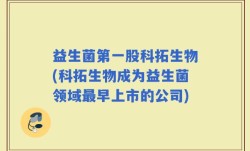 益生菌第一股科拓生物(科拓生物成为益生菌领域最早上市的公司)