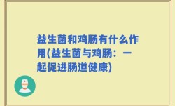 益生菌和鸡肠有什么作用(益生菌与鸡肠：一起促进肠道健康)