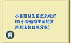 小香菇益生菌怎么吃好吃(小香菇益生菌的食用方法和口感分享)