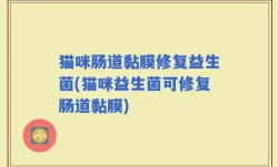 猫咪肠道黏膜修复益生菌(猫咪益生菌可修复肠道黏膜)