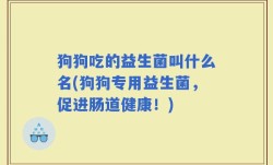 狗狗吃的益生菌叫什么名(狗狗专用益生菌，促进肠道健康！)
