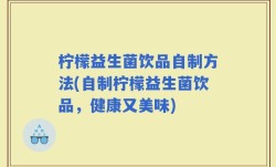 柠檬益生菌饮品自制方法(自制柠檬益生菌饮品，健康又美味)