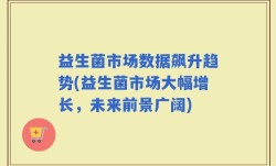 益生菌市场数据飙升趋势(益生菌市场大幅增长，未来前景广阔)