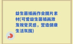 益生菌插画作业图片素材(可爱益生菌插画激发视觉灵感，营造健康生活氛围)