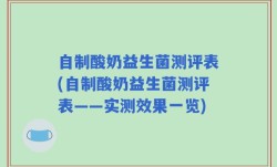 自制酸奶益生菌测评表(自制酸奶益生菌测评表——实测效果一览)