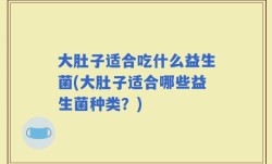 大肚子适合吃什么益生菌(大肚子适合哪些益生菌种类？)