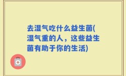 去湿气吃什么益生菌(湿气重的人，这些益生菌有助于你的生活)