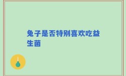 兔子是否特别喜欢吃益生菌