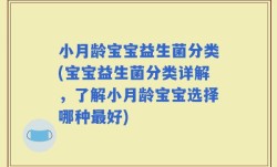 小月龄宝宝益生菌分类(宝宝益生菌分类详解，了解小月龄宝宝选择哪种最好)