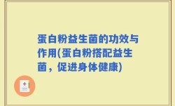 蛋白粉益生菌的功效与作用(蛋白粉搭配益生菌，促进身体健康)